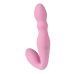 Вібратор для подвійної стимуляції рожевого кольору Baron Love Rider