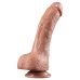 Фалоімітатор реалістичний на присосці мулат тілесного кольору XISE "Georg"
