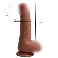 Реалістичний 16/4, 5 см фалоімітатор на присоску Ercules ' s penis