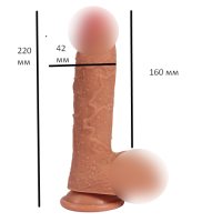 Реалистичный 16/4,2 см фаллоимитатор Buru penis