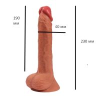 Реалистичный 19/4 см фаллоимитатор на присоске Logan penis
