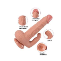 Вібратор подвійний з 20 режимами вібрації та стимуляції клітора Hayden vibrating