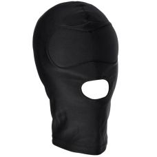 Маска с открытым ртом БДСМ для сенсорной депривации черного цвета Sex & Mischief размер Оne size
