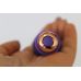 Мини вибратор силиконовый для клитора SWEET TOYS фиолетовый L 5 см D 3 см со съемной вибропулей