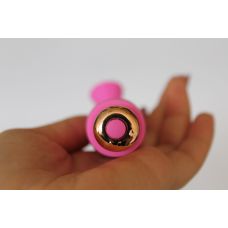 Вибратор силиконовый для клитора с нежными отростками SWEET TOYS розовый L 10,5 см D 2,5x2,9 см со съемной вибропулей