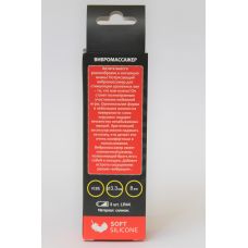 Вібратор для клітора силіконовий з шипиками на палець SWEET TOYS Червоний L 8 см d 3,3 см