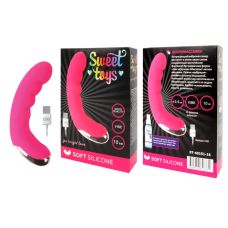 Вибратор для стимуляции точки Джи L ярко-розовый SWEET TOYS