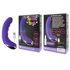 Вибратор для стимуляции точки Джи фиолетовый SWEET TOYS 