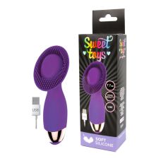 Вибратор для клитора Sweet Toys L 77 мм D 45 мм фиолетовый