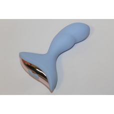 Анальный вибратор Sweet Toys L 90 мм D 30 мм голубой