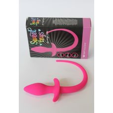 Втулка анальная ярко-розовая L 80 мм D 32 мм SWEET TOYS