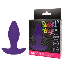Втулка анальная с вибрацией Sweet Toys L 85 мм D 36 мм, цвет фиолетовый