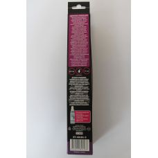 Анальная цепочка силиконовая с металлическими шариками и кольцом-ограничителем SWEET TOYS фиолетовая L 25 см D 3,1 см