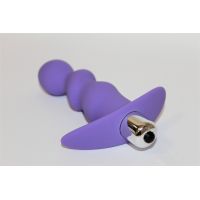 Вибратор для вагинальной и анальной стимуляции SWEET TOYS L 95 мм D 27 мм, цвет фиолетовый