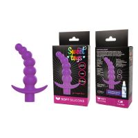 Вибратор для вагинальной и анальной стимуляции SWEET TOYS L 108 мм D 17x28x33 мм, цвет фиолетовый 