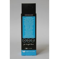 Вибратор силиконовый вагинальный для точки G голубой SWEET TOYS 