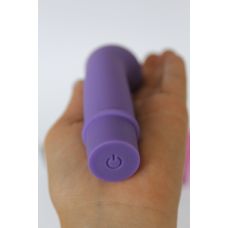 Вибратор вагинальный силиконовый для точки G фиолетовый SWEET TOYS 