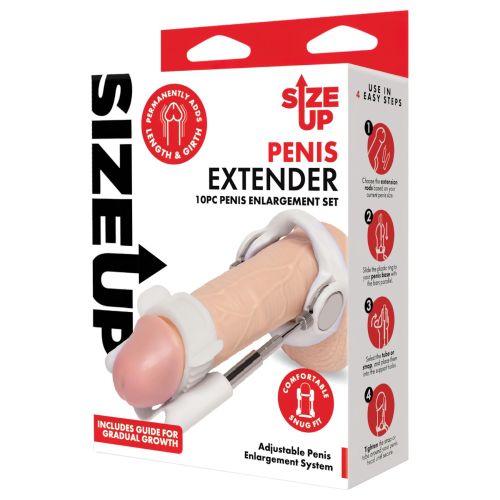 Екстендер для збільшення пеніса білий Size-Up Penis Stretcher Екстендер для збільшення пеніса білий Size-Up Penis Stretcher