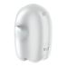 Вакуумный клиторальный стимулятор с вибрацией белого цвета Satisfyer Glowing Ghost Вакуумный клиторальный стимулятор с вибрацией белого цвета Satisfyer Glowing Ghost