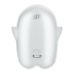 Вакуумный клиторальный стимулятор с вибрацией белого цвета Satisfyer Glowing Ghost Вакуумный клиторальный стимулятор с вибрацией белого цвета Satisfyer Glowing Ghost