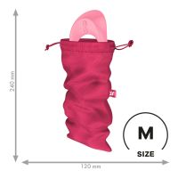 Мешочек для хранения игрушек розового цвета Satisfyer Treasure Bag размер M Мешочек для хранения игрушек розового цвета Satisfyer Treasure Bag размер M