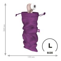 Мешочек для хранения игрушек фиолетового цвета Satisfyer Treasure Bag размер L Мешочек для хранения игрушек фиолетового цвета Satisfyer Treasure Bag размер L