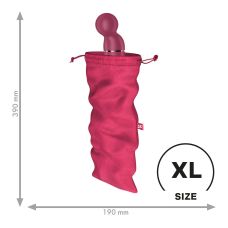 Мешочек для хранения игрушек розового цвета Satisfyer Treasure Bag размер XL