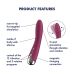 Вибратор вагинальный и для точки G с ротацией красного цвета Satisfyer Spinning Vibe 1 Вибратор вагинальный и для точки G с ротацией красного цвета Satisfyer Spinning Vibe 1