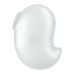 Вакуумный клиторальный стимулятор с вибрацией белого цвета Satisfyer Cutie Ghost Вакуумный клиторальный стимулятор с вибрацией белого цвета Satisfyer Cutie Ghost