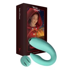 Вібратор для пари з пультом керування зеленого кольору FairyGasm PleasureBerry