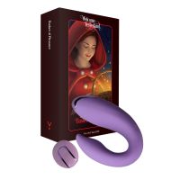 Вібратор для пари з пультом керування фіолетового кольору FairyGasm PleasureBerry