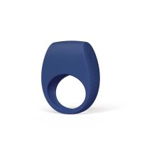 Эрекционное виброкольцо на член силиконовое синего цвета LELO Tor 3 Base