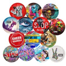 Презерватив із натурального латексу ONE Street Art Collection 1 штука