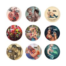 Презерватив із натурального латексу зі змащенням для класичного прилягання ONE MSM Collection 1 штука