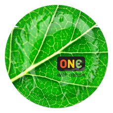 Презерватив із натурального латексу зеленого кольору ONE Color Sensations with nature 1 штука