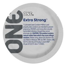 Презерватив товщі за інші з натурального латексу ONE Extra Strong 1 штука