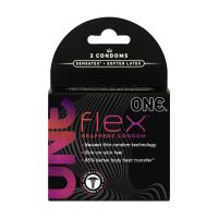 Презервативи ультратонкі з латексу у поєднанні з графеном ONE Flex Graphene Condom 3 штуки