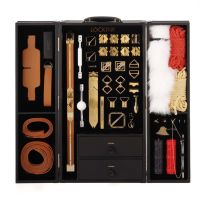 Подарунковий БДСМ набір для сексу коричневого кольору Lockink BDSM Play Kit