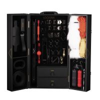 Подарунковий БДСМ набір для сексу чорного кольору Lockink BDSM Play Kit