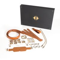 Подарунковий БДСМ набір для сексу коричневого кольору Lockink Bondage &amp; Restraint