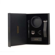 Повідець із петелькою сріблястого кольору Lockink Tied Collar with Leash Set