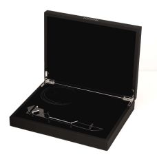 Регульована шльопанка чорного кольору Lockink Adjustable Slapper for Impact Play