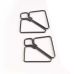 Зажимы для сосков с тяжелой подвеской серебристого цвета Lockink Nipple Clamps Зажимы для сосков с тяжелой подвеской серебристого цвета Lockink Nipple Clamps