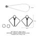 Зажимы для сосков с тяжелой подвеской серебристого цвета Lockink Nipple Clamps Зажимы для сосков с тяжелой подвеской серебристого цвета Lockink Nipple Clamps