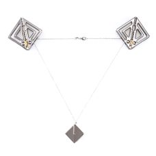 Зажимы для сосков с легкой подвеской серебристого цвета Lockink Adjustable