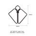 Зажимы для сосков серебристого цвета Lockink Nipple Clamps Зажимы для сосков серебристого цвета Lockink Nipple Clamps