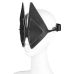Маска на очі чорного кольору Lockink Vixen Blindfold Маска на очі чорного кольору Lockink Vixen Blindfold