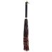 Флоггер с плетенным хвостом черно красного цвета Lockink Sevanda Braided Tail Flogger Флоггер с плетенным хвостом черно красного цвета Lockink Sevanda Braided Tail Flogger