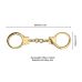 Наручники металлические золотистого цвета Lockink Pretty sub Handcuffs Наручники металлические золотистого цвета Lockink Pretty sub Handcuffs