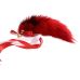 Анальная пробка металлическая золотистая с красным хвостом лисицы Lockink Sevanda Red Vixen Set  Анальная пробка металлическая золотистая с красным хвостом лисицы Lockink Sevanda Red Vixen Set